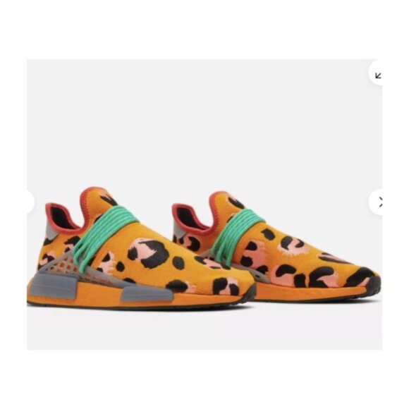 Adidas Nmd R1 Low Mens Running Shoes Animal Print Orange GZ4439 NEW Multi Sz - Picture 3 of 6